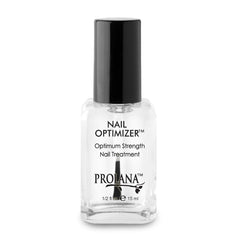 Prolana Nail Optimizer – acabado claro y brillante para manicura duradera.