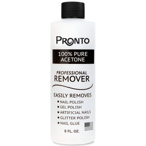 Pronto acetona 100% pura en botella para desmaquillar uñas con eficacia