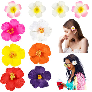 ProSuites clips flor hawaiana 3-75-pulgadas ideal para peinados de playa