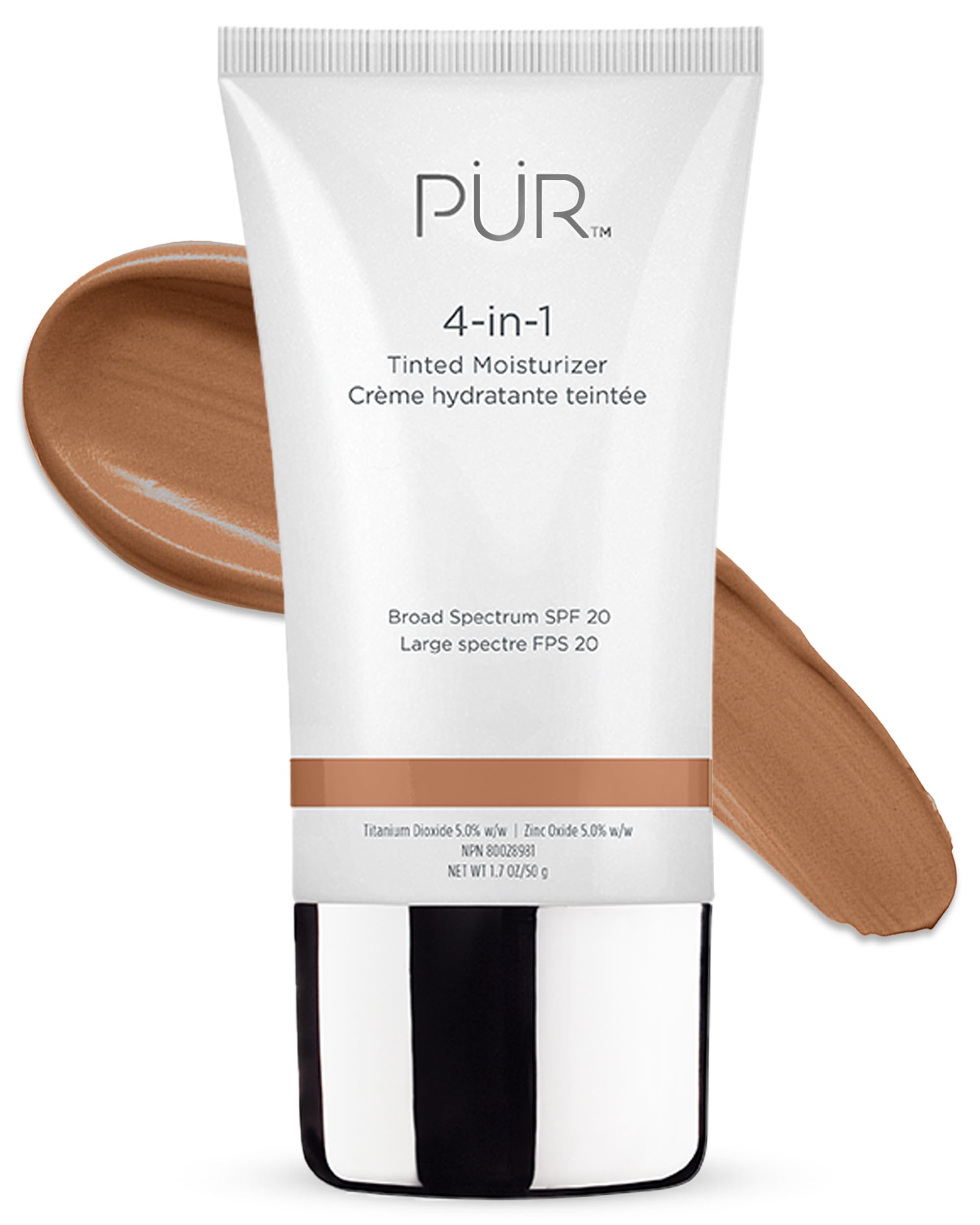 PÜR MINERALS 4-en-1 Hidratante Tintado en bote, hidratación y color natural para uso diario