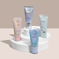 PÜR MINERALS primer Energize & Rescue, textura suave y difuminada al tacto.