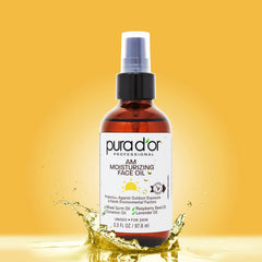 PURA D'OR AM Face Oil: aplicación suave en la piel para un rostro radiante.