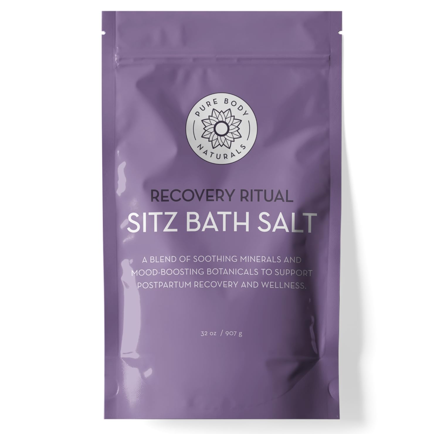 Pure Body Naturals baño Sitz posparto, remojo confortante para relajación diaria