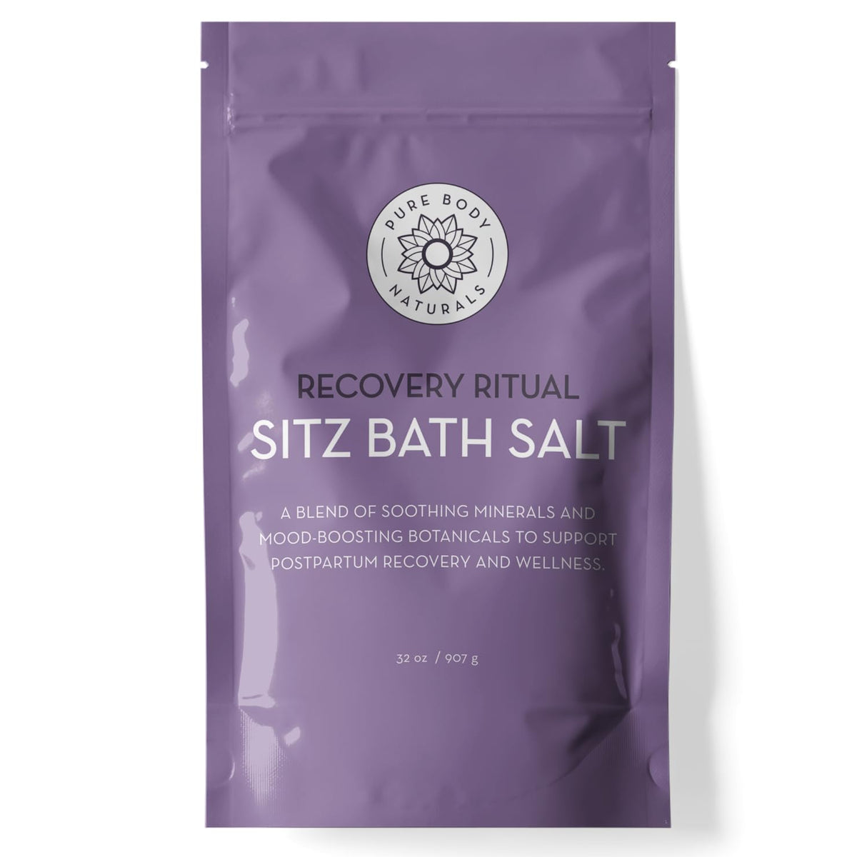 Pure Body Naturals baño Sitz posparto, remojo confortante para relajación diaria