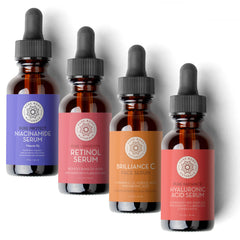 Pure Body Naturals serum ácido hialuronico en botella para hidratacion suave