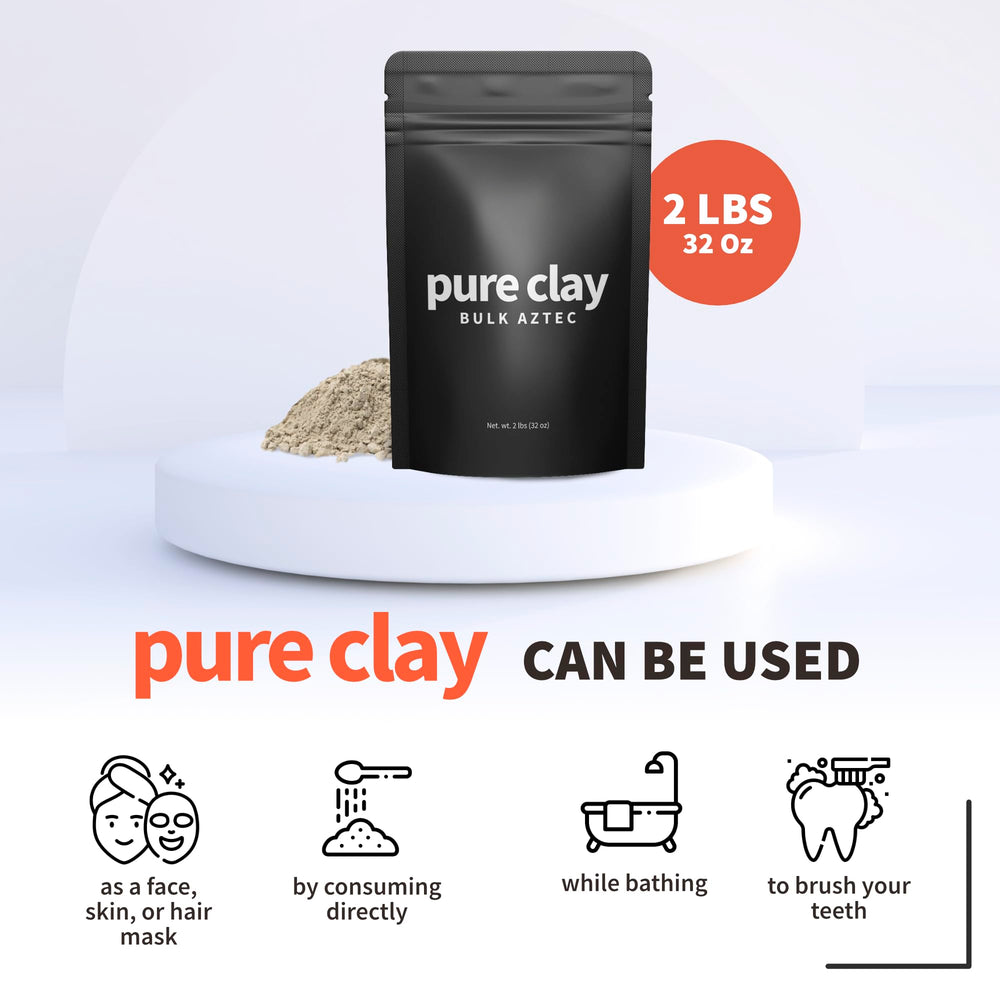 PURE CLAY ritual de spa en casa con arcilla bentonita para bienestar.