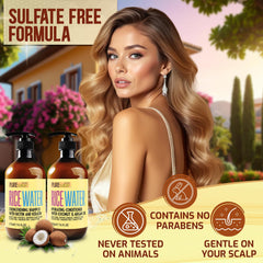 Pure Nature Lux Spa Set de dos botellas aporta volumen diario.