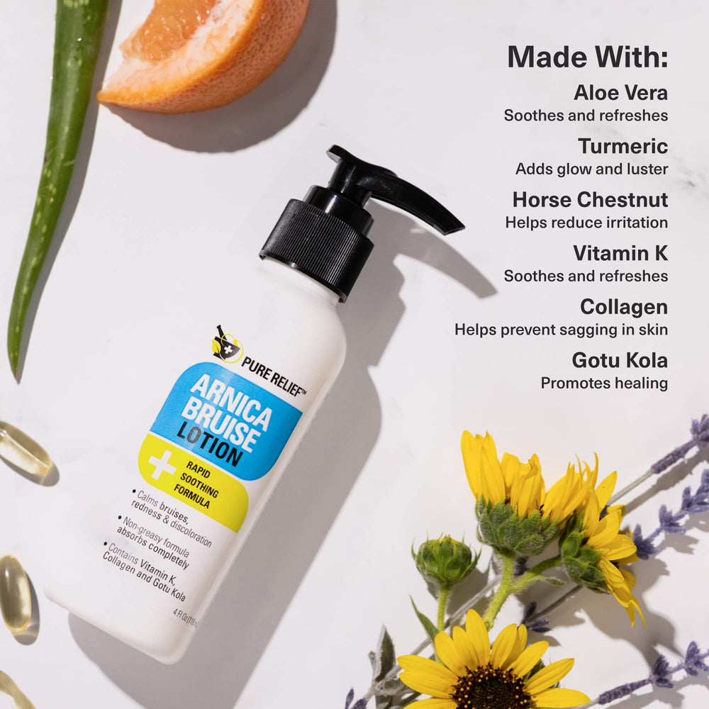 Pure Relief Arnica Crema, textura cercana, crema no grasa para uso diario.