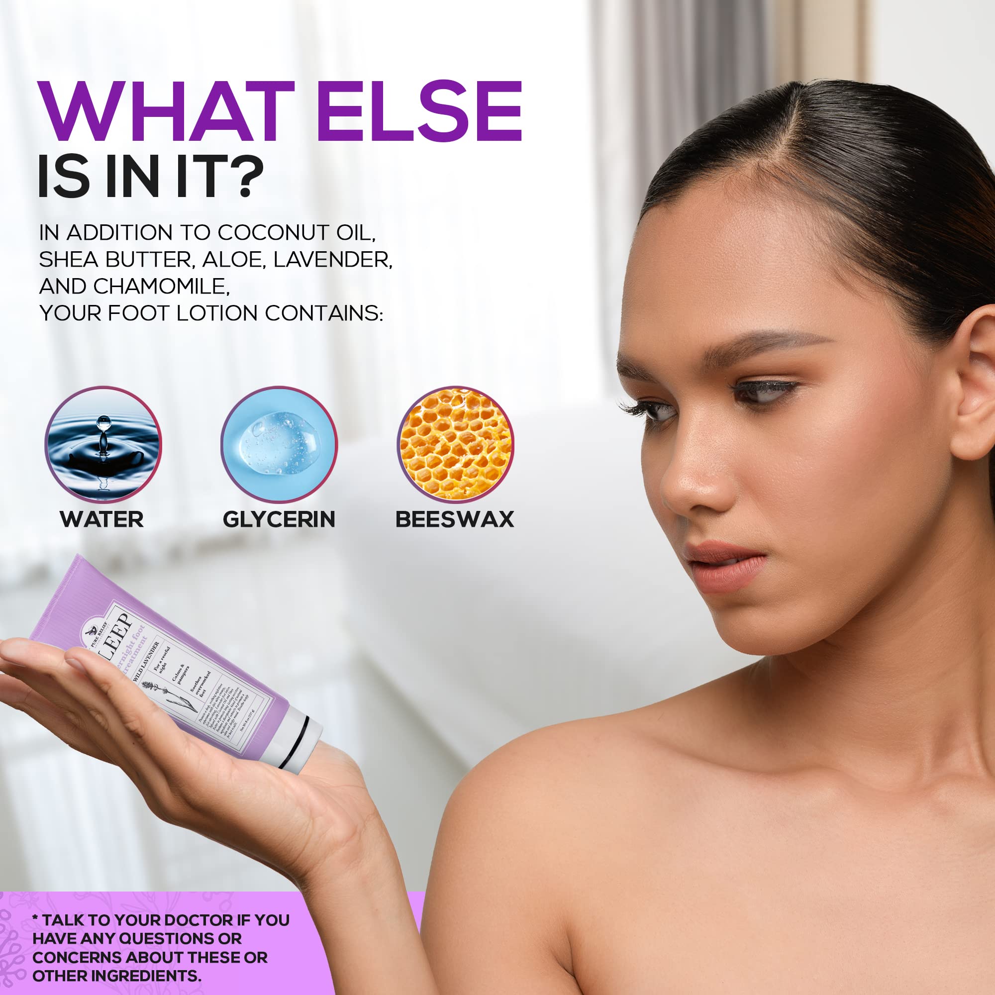 Pure Relief pies hecho-en-eeuu ofrece cuidado confiable para talones.