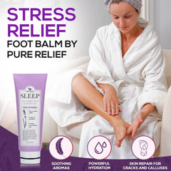 Pure Relief pies hidratacion profunda con aloe para piel suave.