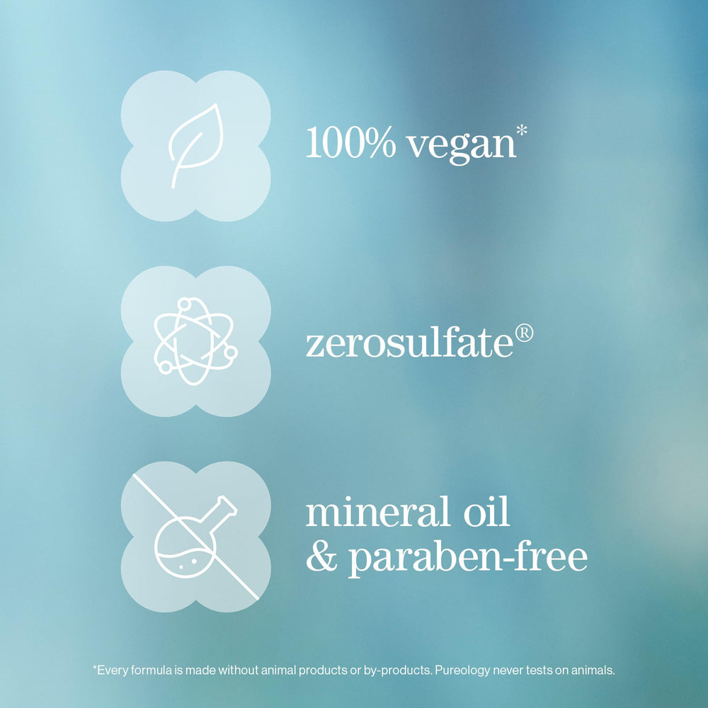 Pureology Fortalece y Cura champú uso diario seguro para cabello saludable.