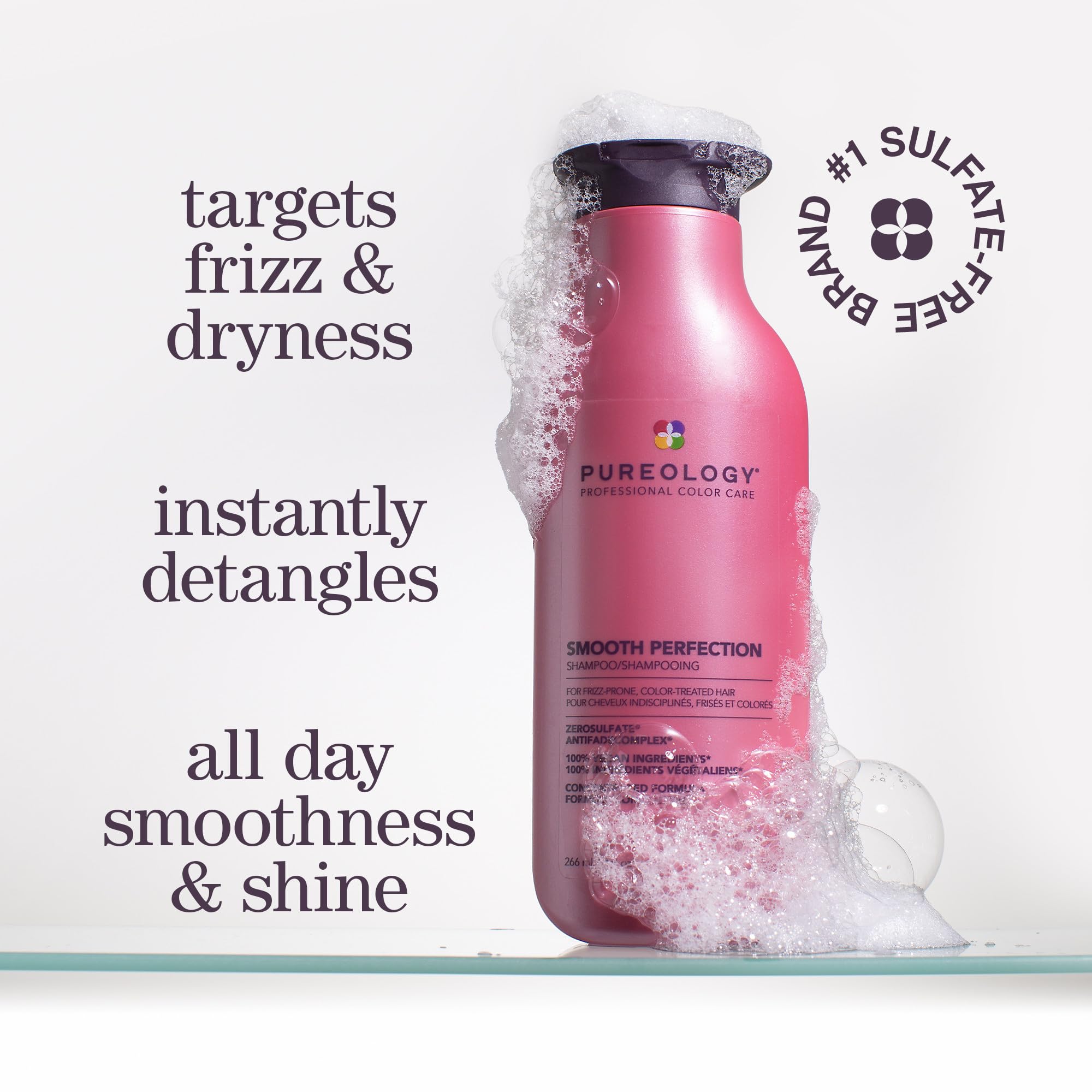 Pureology Smooth Perfection Ingredientes Camellia: cabello suave y nutrido