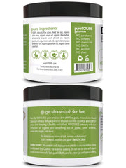 PureSCRUBS cuchara de madera incluida para medir exfoliante con precisión