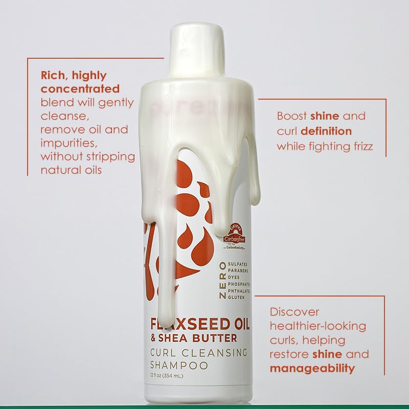 Purezero acondicionador con aceite de lino y manteca de karité, rizos hidratados.