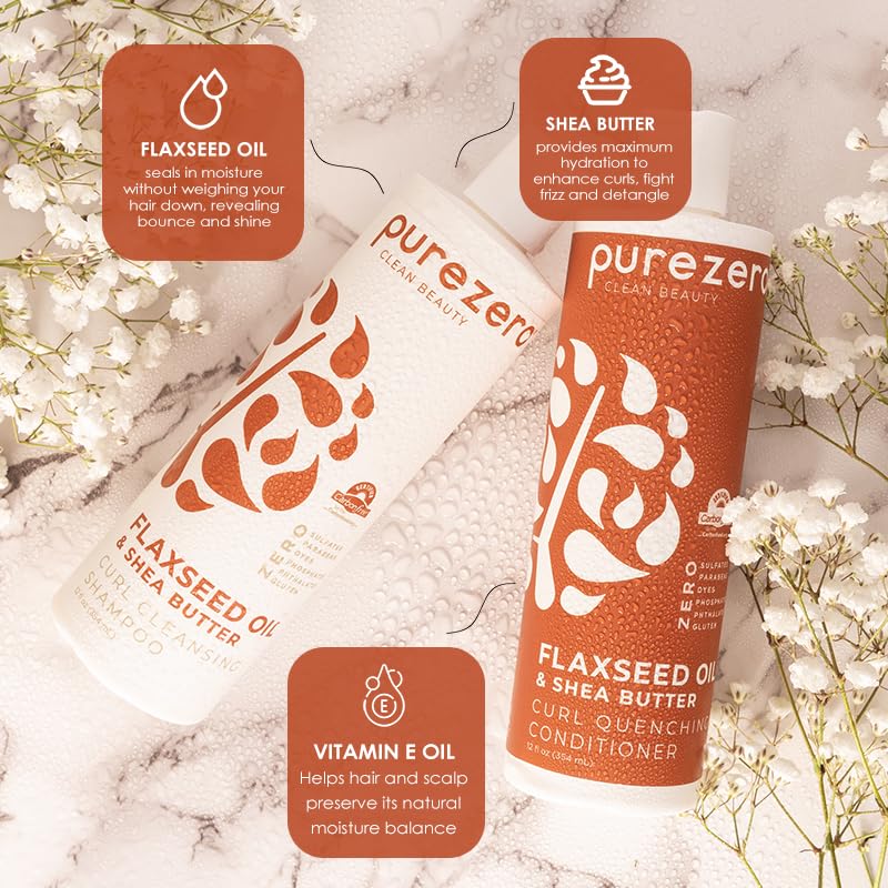 Detalle de crema acondicionadora Purezero que desenreda y suaviza.