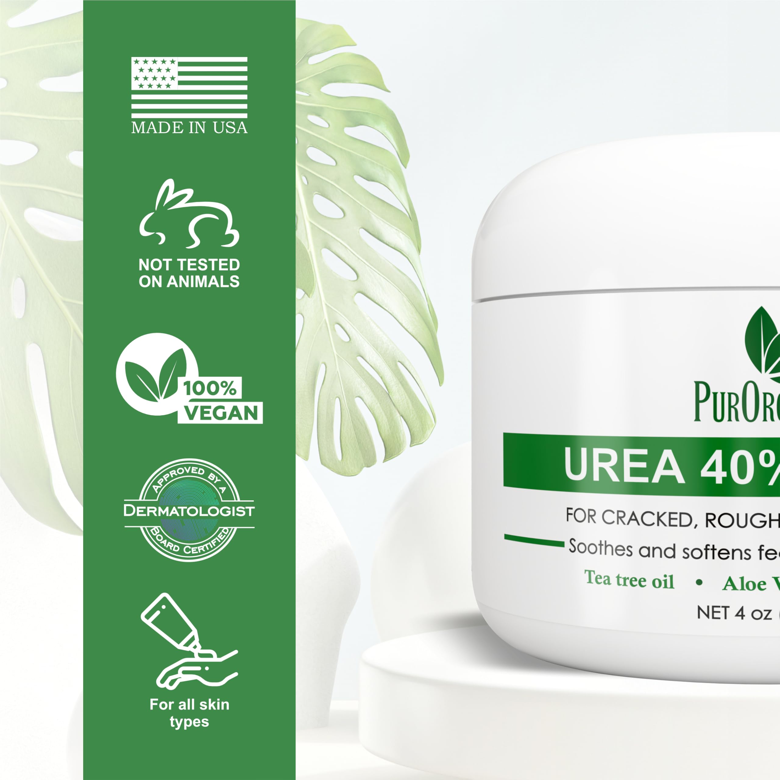 PurOrganica crema para pies con callos alivia rugosidad