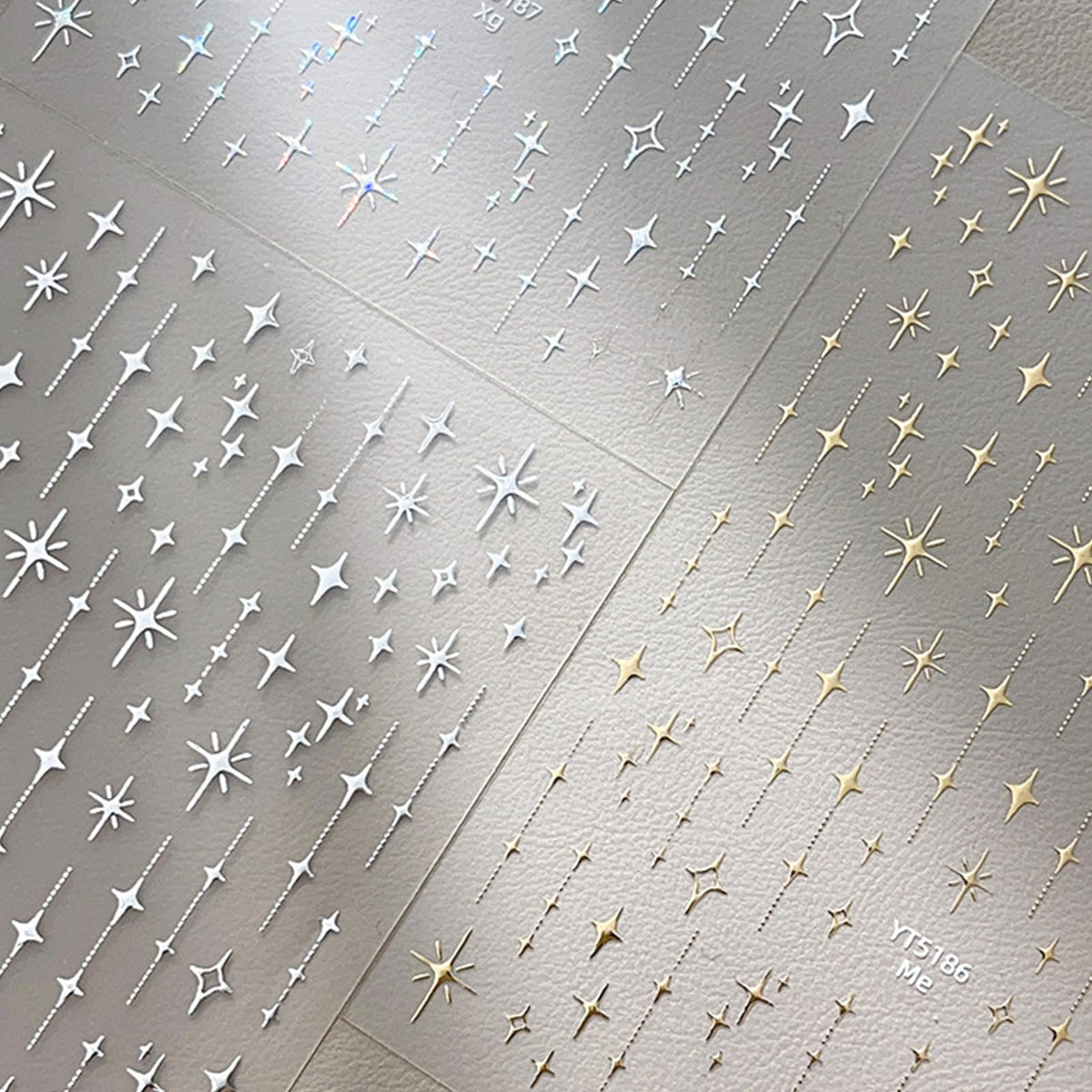 Puyokinm estrellas auto-adhesivas para uñas; aplicación rápida y segura