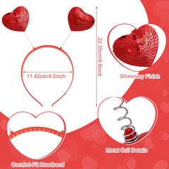 Pvoiue gafas corazón acrílicas, ideales para selfies