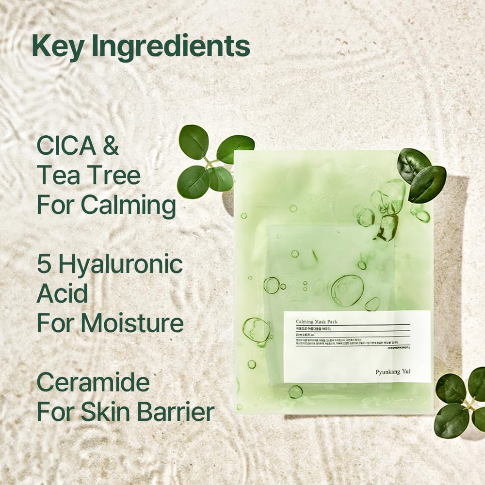 PKY mascarilla árbol de té para cuidado calmante y equilibrante.