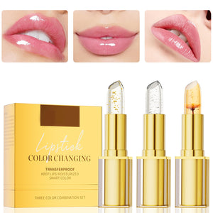 Qawnfy labial cambia de color según temperatura, hidratante.