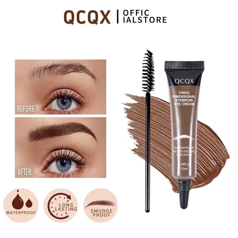 QCQX cejas-resistente-agua-sudor: apto para entrenamientos y días activos.