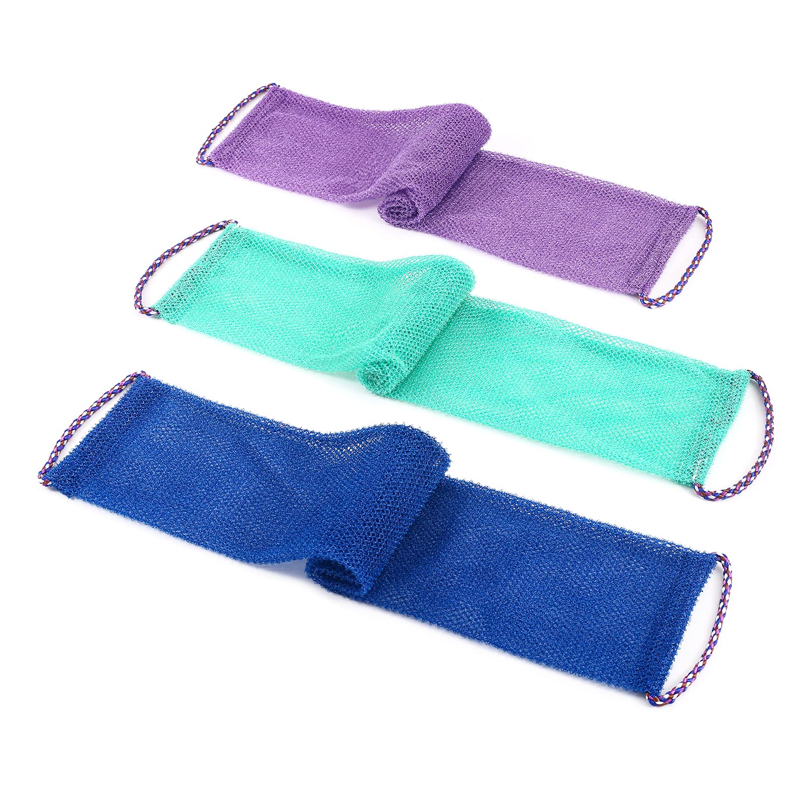 QCWN esponja africana 30 pulgadas para espalda, exfoliación eficaz en la ducha