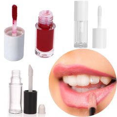 Qeuly brillo labial 6 ml con tapa blanca, identificación rápida de tonos.