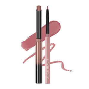 QiBest Labial rosado neutro mate para un look natural y duradero.