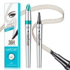 QIC lapiz cejas microblade 4 tip para trazos naturales y definidos