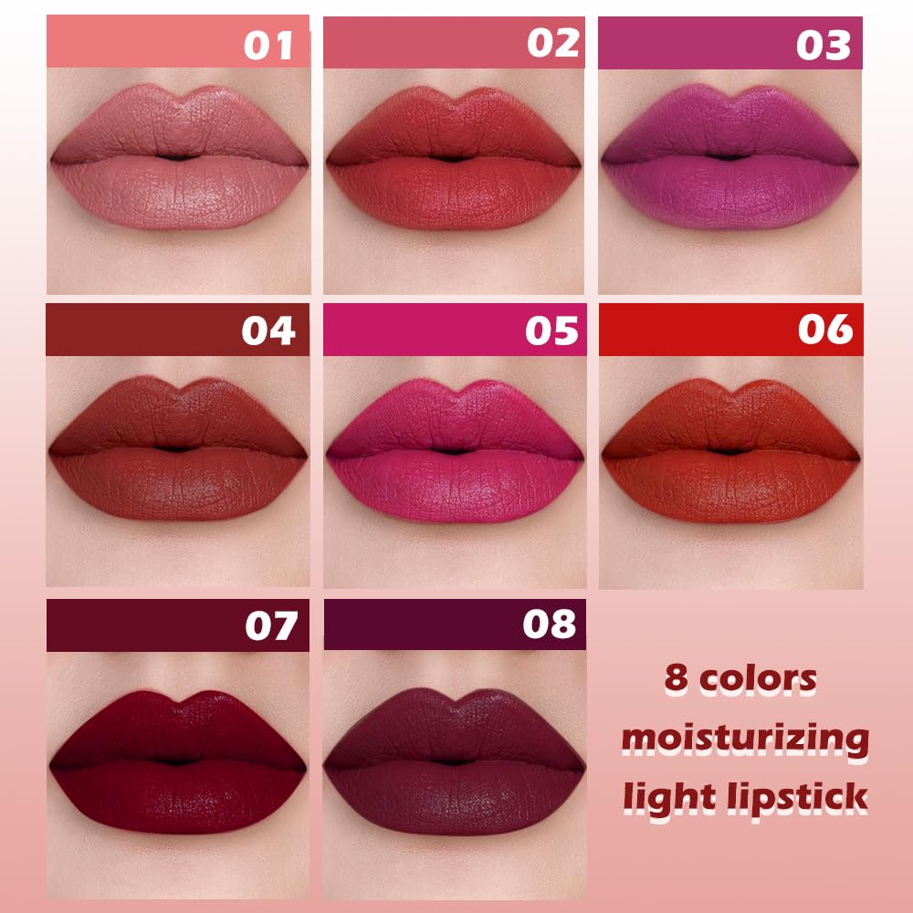 Diseño oblicuo que realza el contorno de los labios.