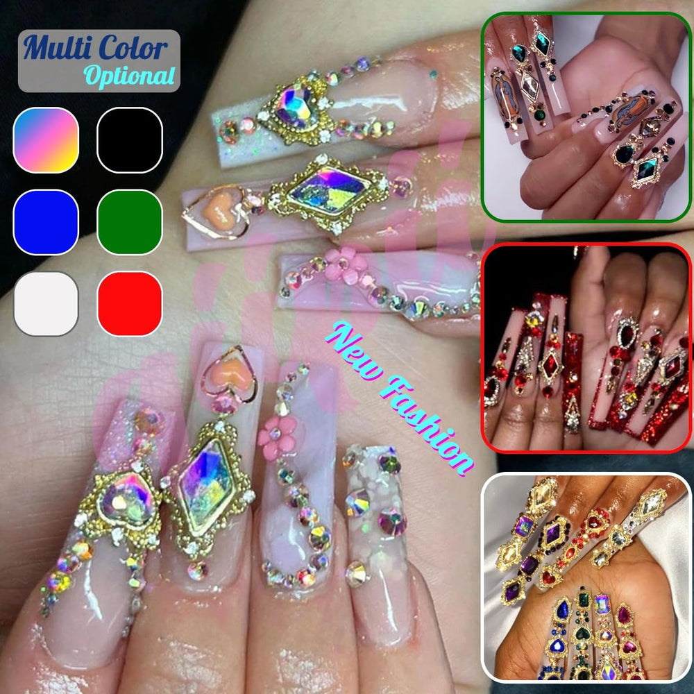 Dijes y piedras qiipii para arte de uñas