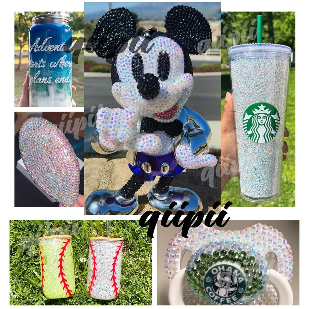 Brillo elegante para tazas con qiipii 3mm AB