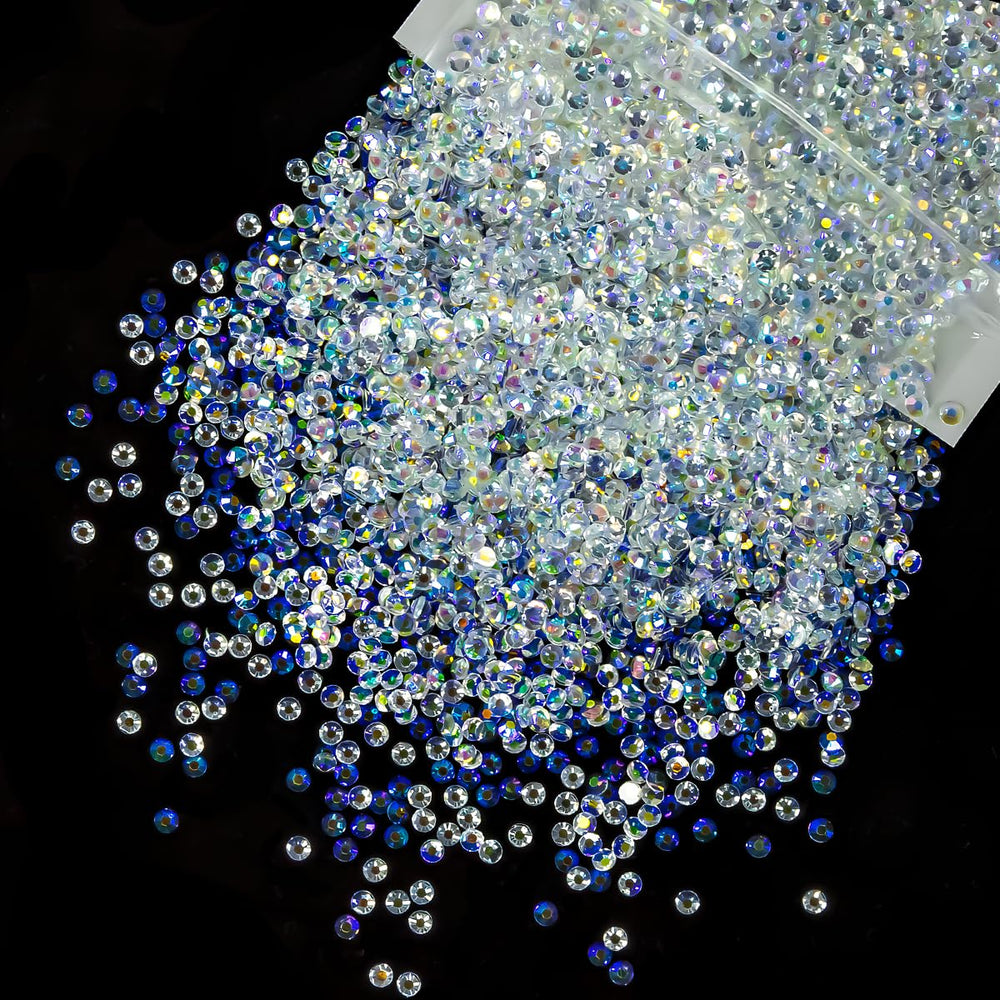 Piedras de resina qiipii 3mm AB cristal para uñas con brillo intenso