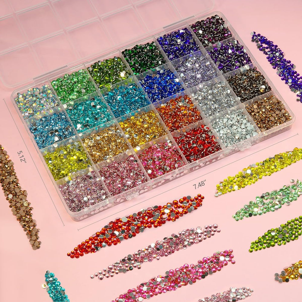 qiipii piedras resina brillantes para tumbler y decoraciones
