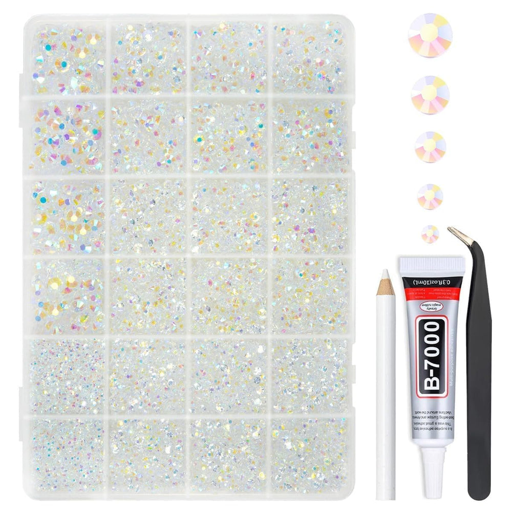 qiipii resinas AB 2 mm transparente, brillo sutil para decoraciones brillantes.