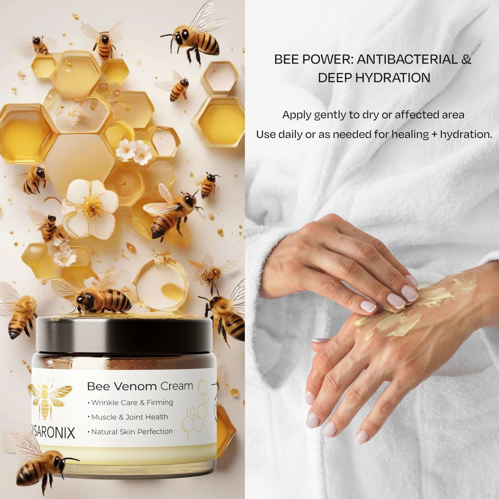 QISARONIX ingredientes naturales miel de Manuka y veneno de abeja