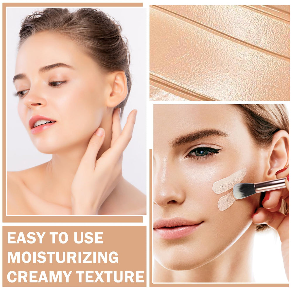 QIUFSSE concealer textura suave, sensación ligera en piel.