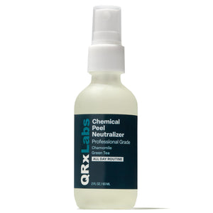 QRxLabs neutralizador de peeling en frasco de 2oz para uso en casa.