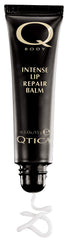 Qtica reparacion labial intensa, textura cremosa, uso nocturno para labios irritados.