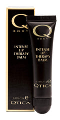 Qtica reparacion labial intensa en balsamo tubo, hidratacion rapida para labios secos.