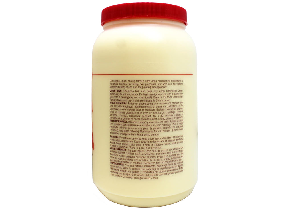 Queen Helene crema acondicionadora con colesterol para tratamiento químico, hidratación nutritiva y suavidad al tacto.