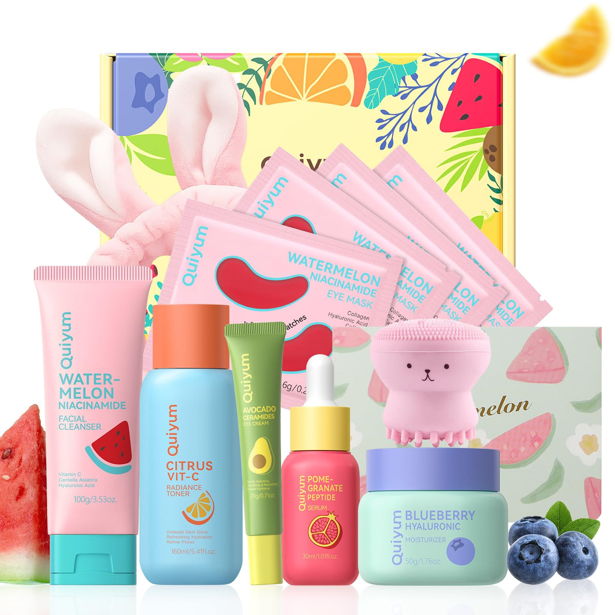 Conjunto QUIYUM antiedad para piel clara madura, ideal para rutina diaria.
