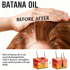 QUNGCO Batana Oil: brillo natural para cabello dañado.