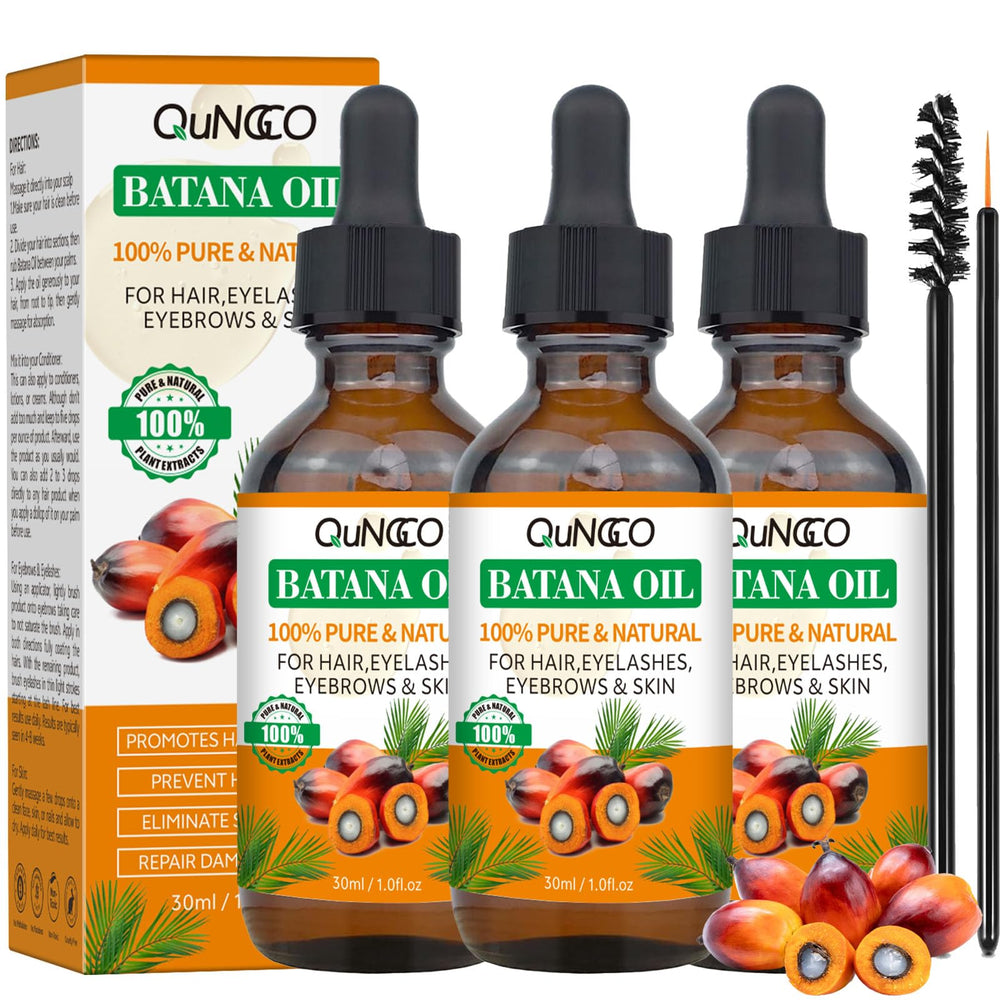 QUNGCO Batana Oil: crecimiento capilar natural en cada gota.
