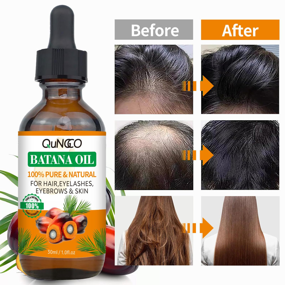 QUNGCO Batana Oil: suavidad y manejo mejorados.
