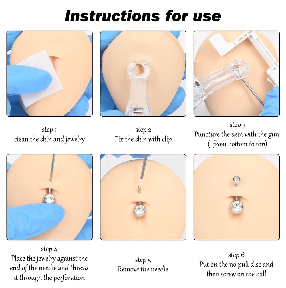 Kit completo QWALIT para ombligo, inicio seguro con piezas desechables.