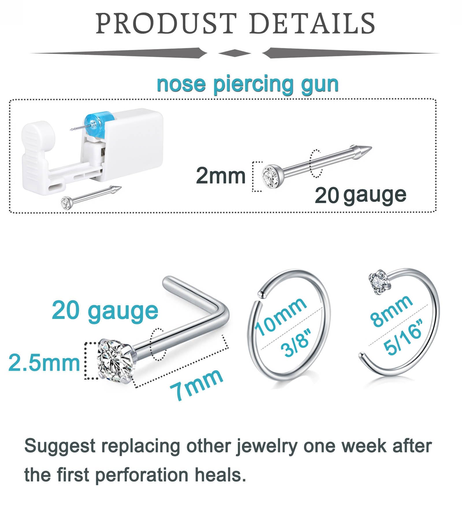 Punzon nasal QWALIT 20ga 7mm-2mm para perforación precisa.