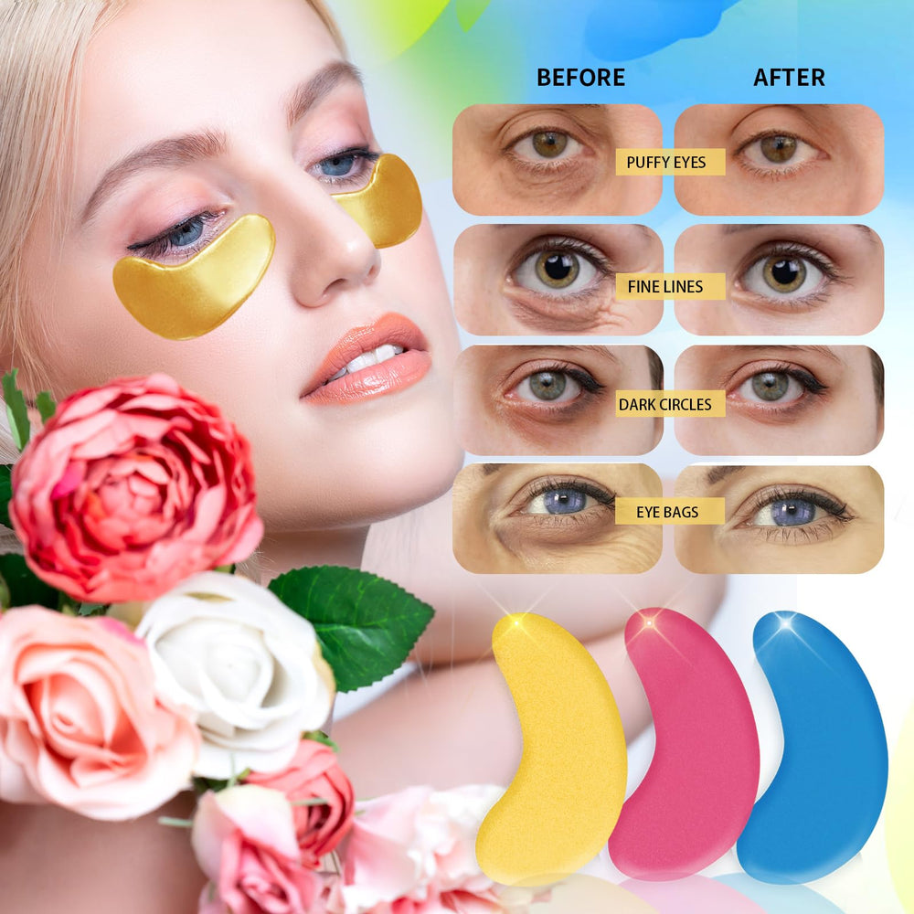 Qyiywim parches-ojos-set-tres-colores: opciones para uso diario.