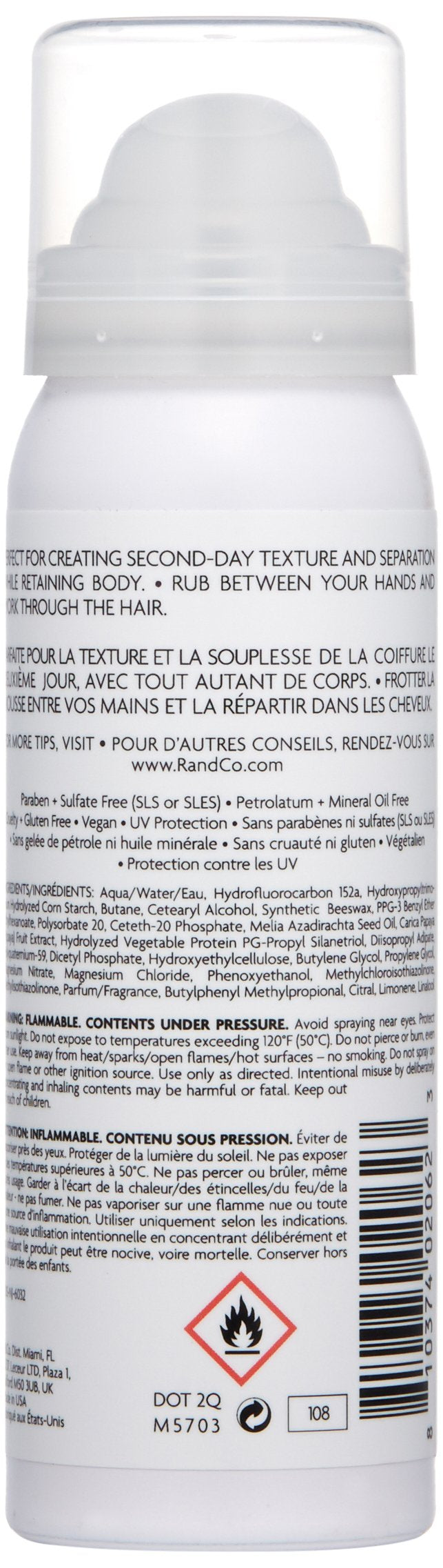 R+Co Aircraft Pomade Mousse en textura ondulada, da volumen ligero y natural