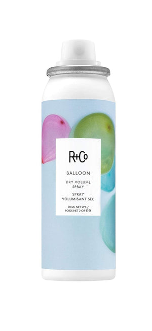R+Co Balloon volumen seco para viaje ofrece cuerpo inmediato para peinado duradero